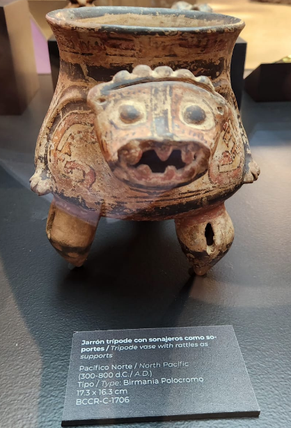 Instrumentos idiófonos como sonajeros y cascabeles.